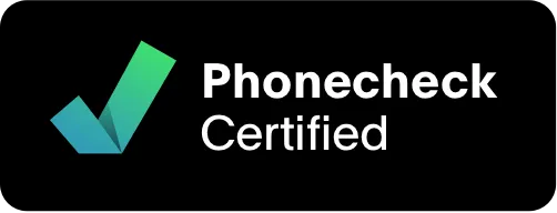 Phonecheck Certified — Brick on Black