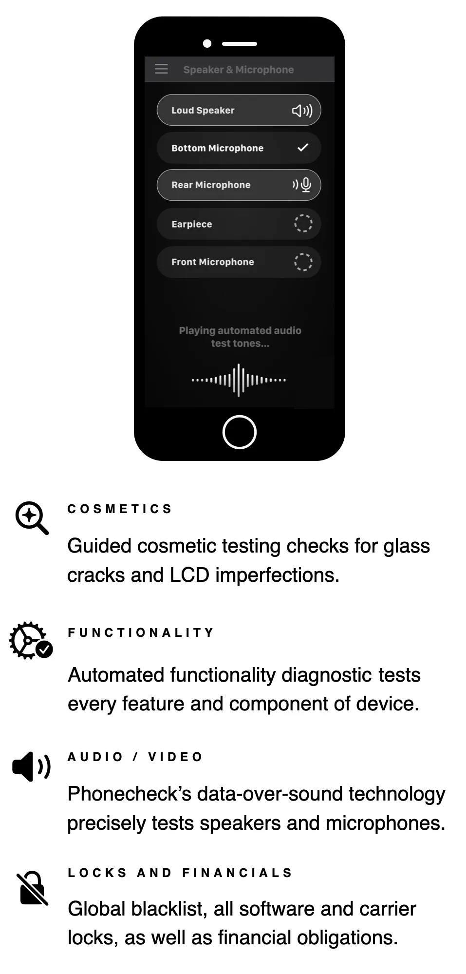 Phonecheck Remote Certification app