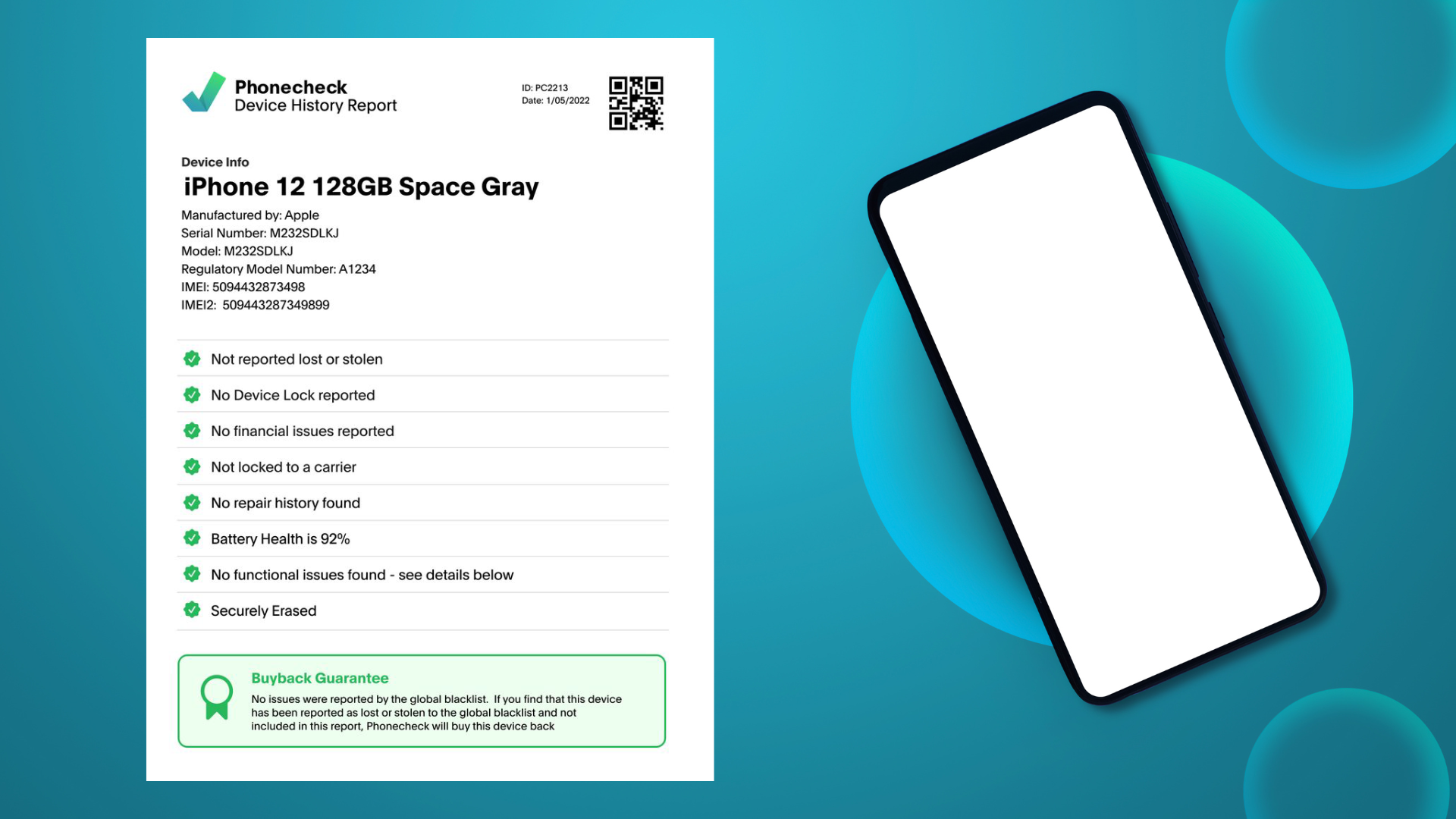 A device history report