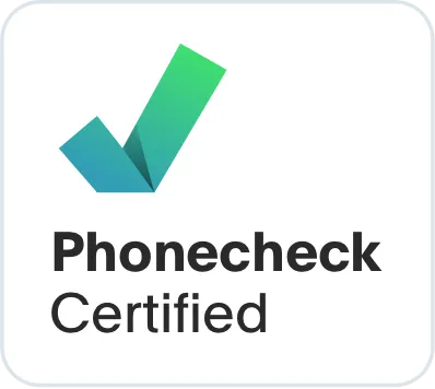 PhoneCheck Certified 